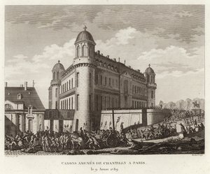 Guns brought from Chantilly by Prieur