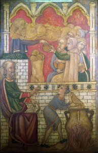The Miracles of Elisha, Reconstruction of a Wall Painting in the Painted Chamber of the Palace of Westminster