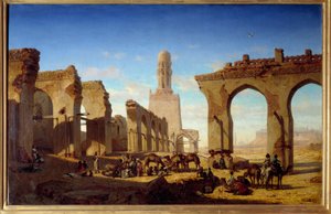 Ruins of the Mosque of the Caliph Al Hakim in Cairo