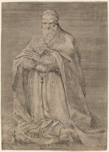 Pope Sixtus V by Prospero Bresciano, after Giuseppe Cesari