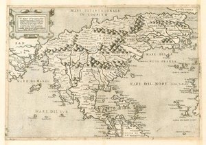 The Design of the Discovery of New France by Ptolemy