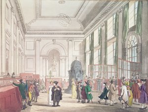 Bank of England, Great Hall, from Ackermann