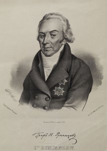 Portrait of Count Nikolay Petrovich Rumyantsev by Pyotr Fyodorovich Borel