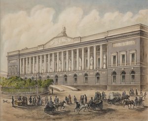 The Imperial Public Library in Saint Petersburg by Pyotr Fyodorovich Borel