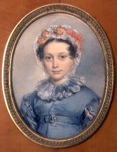 Portrait of Countess Sofia Stepanovna Shcherbatova (1798-1885) by Pyotr Fyodorovich Sokolov