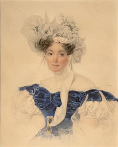 Portrait of Countess Varvara Sergeyevna Golitsyna by Pyotr Fyodorovich Sokolov