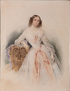 Portrait of Praskovia Nikolaevna Ryumina 1821-1897, 1847