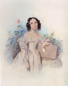 Portrait of Princess Helen Biron von Curland, née Meshcherskaya 1818-1843, 1830s