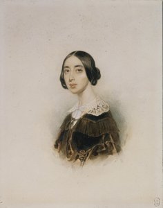 Portrait of the Singer and Composer Michelle Pauline Viardot-García by Pyotr Fyodorovich Sokolov