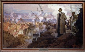 Maxime Gorki (1868-1936) by Pyotr Ivanovich Kotov