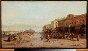 Nizhny Novgorod. Painting by Pyotr Petrovich Vereshchagin, Russian Art, 19th Century - State Art Museum, Nizhny Novgorod (Russia)