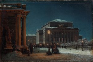 The Alexandrinsky Theatre in Saint Petersburg