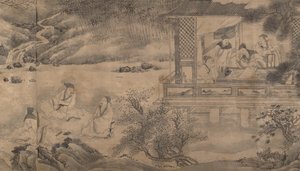 Poets Gathering in the Orchid Pavilion, 1607 by Qian Gong