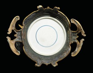 One of a Pair of Louis XV Ewers by Qing Dynasty   Kangxi Period Chinese School