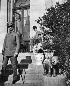King Christian IX of Denmark and Prince Frederick, 1904