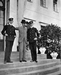 King Christian IX of Denmark 1818-1906 with two of his grandsons