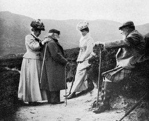 King Edward VII, Princess Mary, Lady Katherine Coke and Captain Welsh