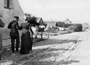 Landing at Skagen, Denmark, 1908 by Queen Alexandra