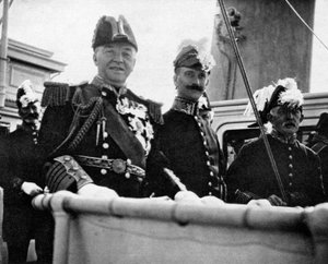 The Lords of the Admiralty at the Naval Review of 1907-1908 by Queen Alexandra