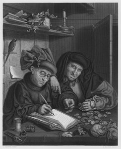 The Misers, from the picture in the Royal Collection