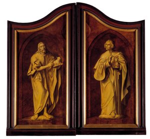 Altarpiece of the Guild of Joiners, Closed