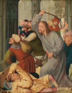 Christ Driving the Money-changers from the Temple by Quentin Massys or Matsys