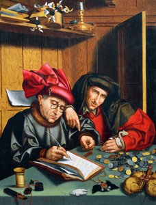 Money Lenders by Quentin Massys or Matsys