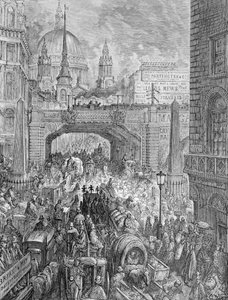 Ludgate Hill-A Block in the Street