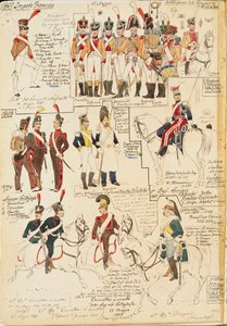 Military uniforms of French Empire, by Quinto Cenni