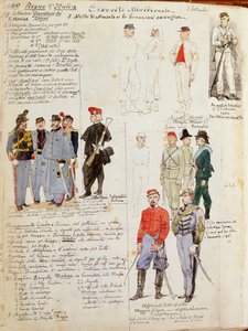 Uniforms of Southern Italy army of provisional government