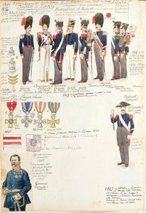 Various Uniforms of Duchy of Lucca