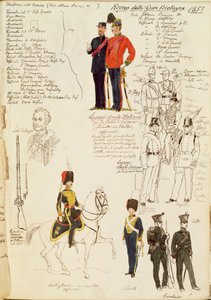 Various Uniforms of Kingdom of Great Britain