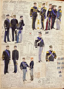 Various uniforms of Kingdom of Italy