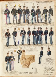 Various Uniforms of Kingdom of Italy