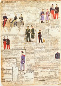 Various Uniforms of the Papal States
