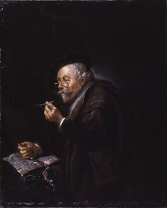 Old Man Writing