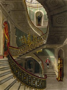The Grand Staircase, Carlton House by R.G. Reeve