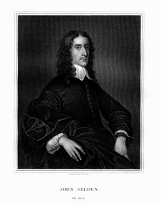 John Selden, English jurist, legal antiquary and oriental scholar, 1823