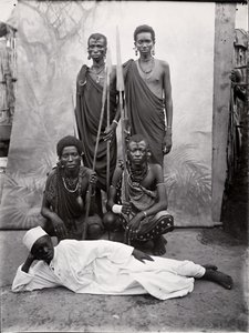 Maasai warriors by R. V. Pereira