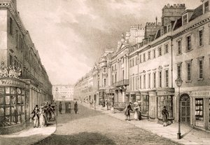 Milsom Street, c1883 by R. Woodroffe