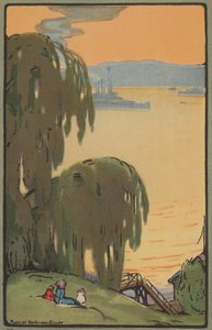 The Hudson from Riverside Drive by Rachael Robinson Elmer