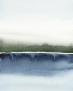 Serene Abstract Landscape by Rachel Elise