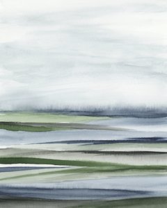 Serene Layered Landscape by Rachel Elise