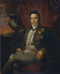 Portrait of Jean Chrétien Baud by Raden Saleh