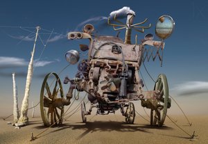 Steampunk Desert Machine