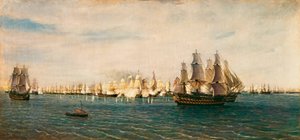 The battle of Trafalgar, 21 October 1805