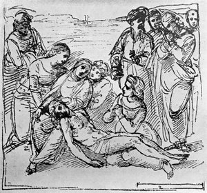 Study for The Entombment