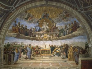 The Disputation of the Holy Sacrament, from the Stanza della Segnatura
