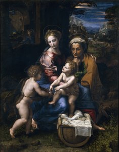 The Holy Family with John the Baptist and Saint Elizabeth La Perla