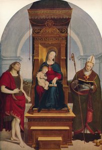 The Madonna Degli Ansidei, 1505, c1915 by Raffaello Sanzio Raphael